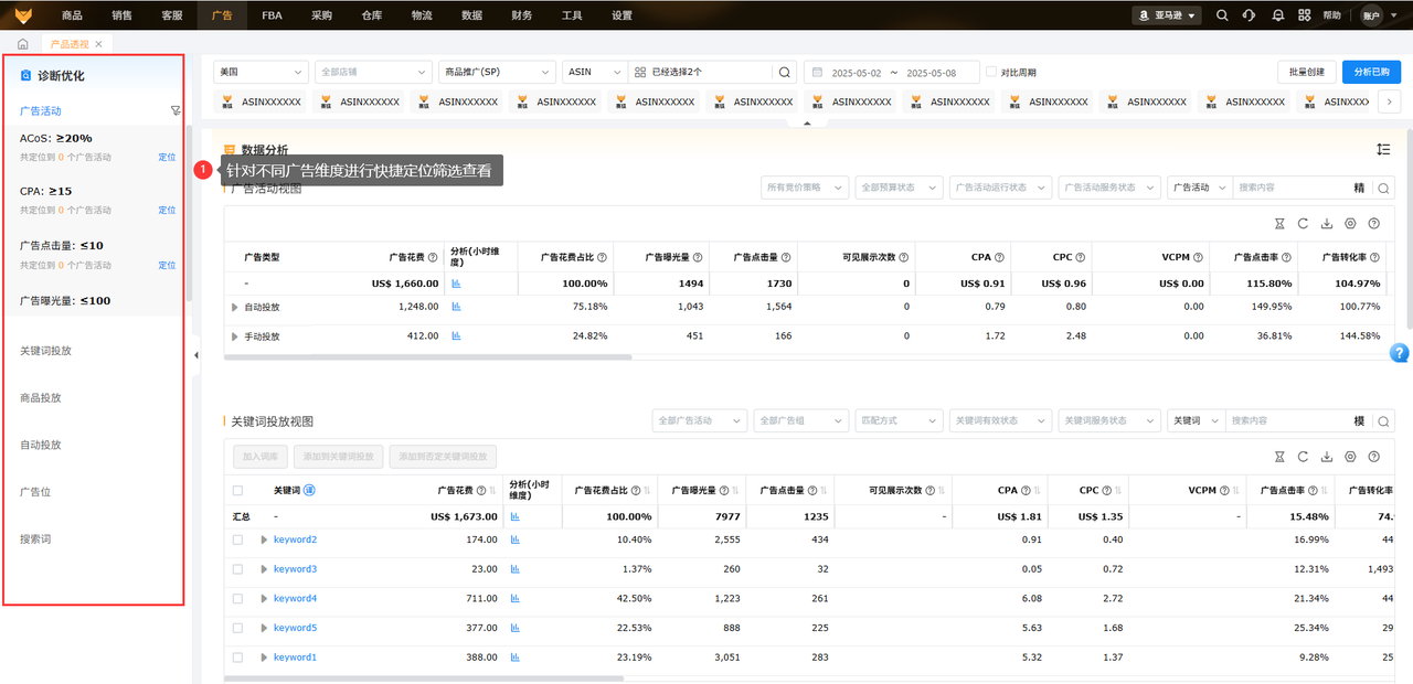 跨境电商广告投放工具赛狐ERP