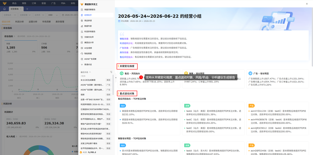 亚马逊辅助选品工具赛狐ERP