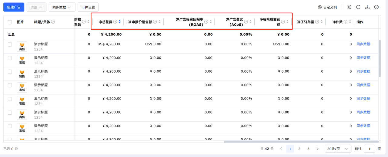 temu全类型广告数据统一查看分析工具赛狐ERP