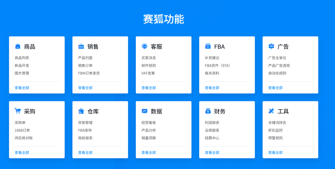 跨境电商ERP赛狐ERP
